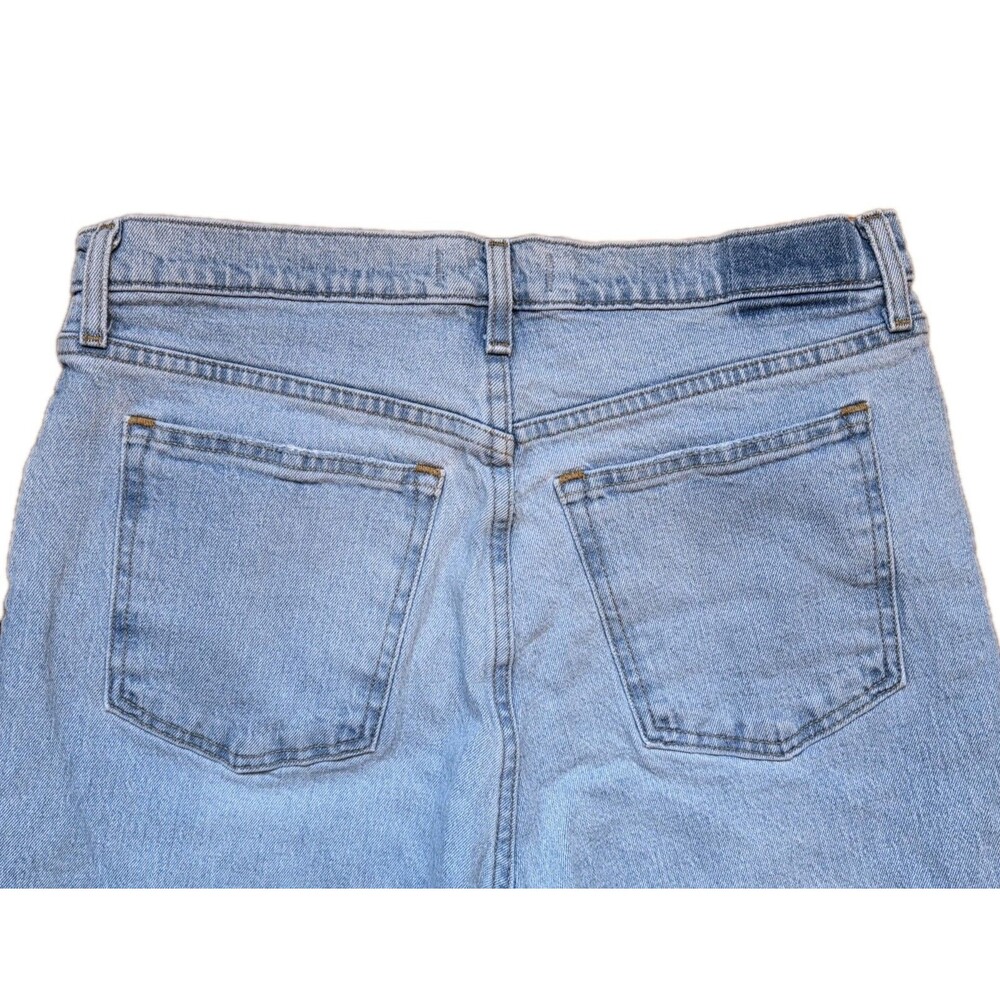 Abercrombie & Fitch 90s Straight Jeans 32x27 Ultra High Rise Curve Love Distress - Picture 5 of 10